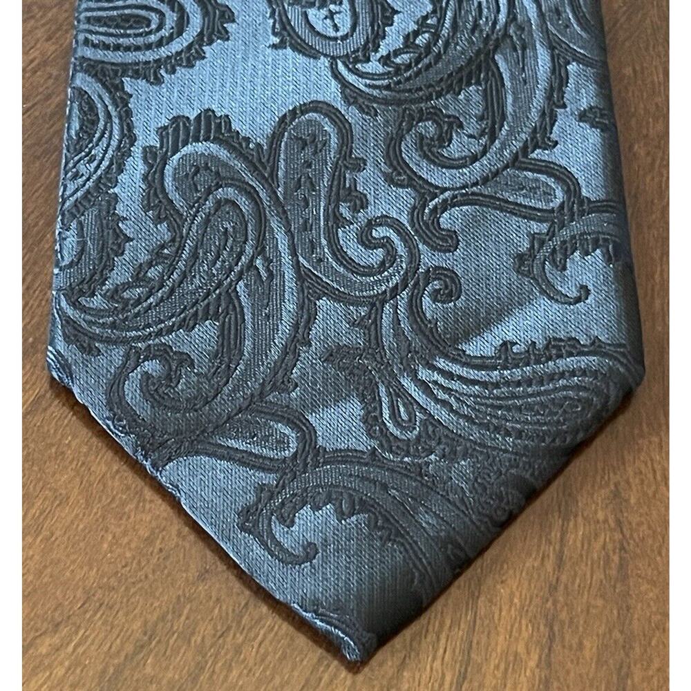 Kiss Ties Black Hand Made 100% Microfiber Men’s Neck Tie